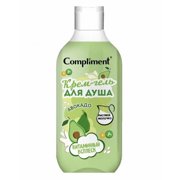 Крем-гель для душа Комплимент (Compliment) витаминный всплеск 500 мл