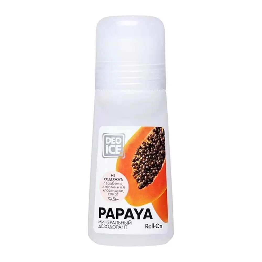 Дезодорант Deoice роликовый минеральный Roll-On Papaya 65 мл