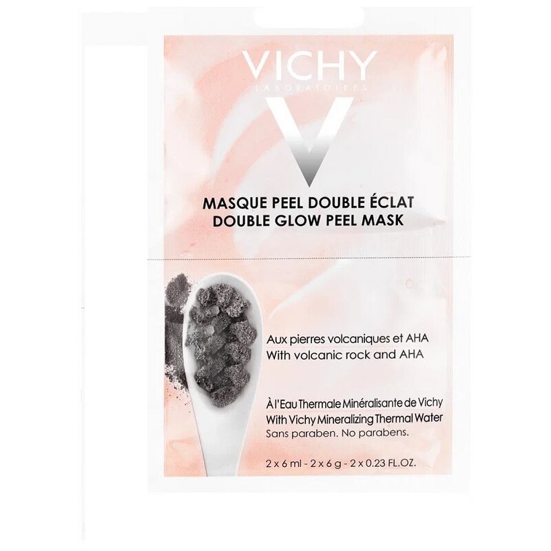 Маска-пилинг Vichy Purete Thermal Двойное сияние саше 6 мл 2 шт.