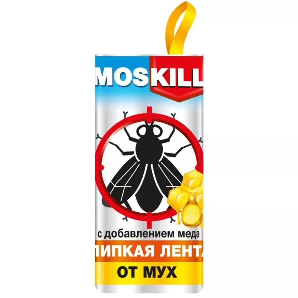 Липкая лента от мух Mosquitall с медом