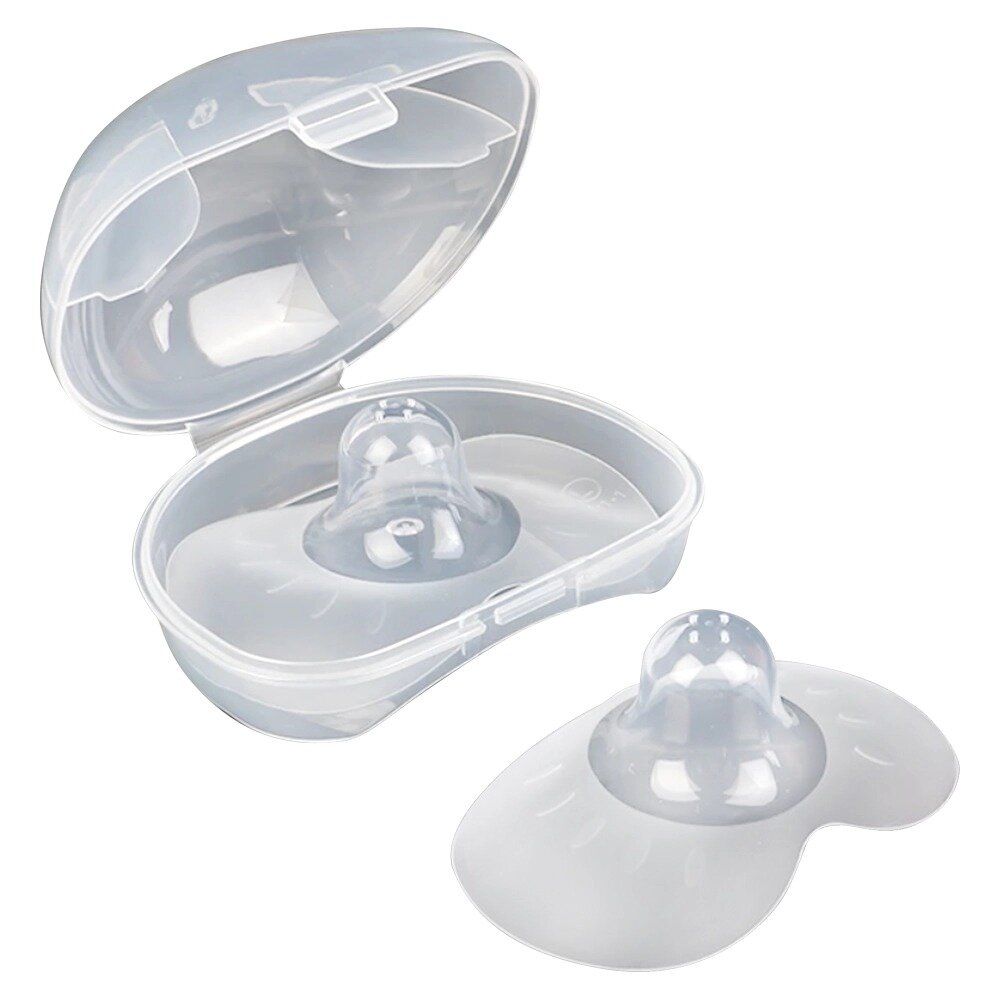 Накладки защитные на соски Мама Тама МТ/117 силиконовые размер M/L 2 шт.