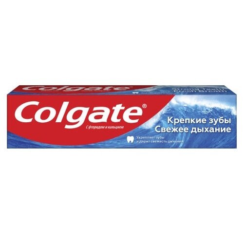 Зубная паста Colgate Крепкие зубы Свежее дыхание освежающая 100 мл