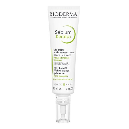 Гель-крем для кожи лица керато+ Sebium Bioderma 30 мл