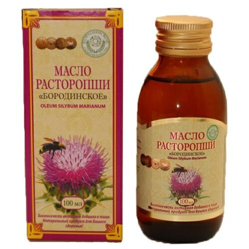 Масло Расторопши Бородинское нерафинированное 100 мл