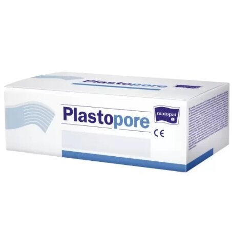 Пластырь Matopat Plastopore фиксирующий из нетканого материала 1,25 см х 9,14 м 24 шт.