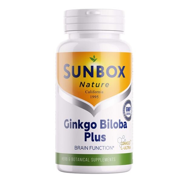 Гинкго Билоба Плюс Sunbox Nature таблетки 60шт