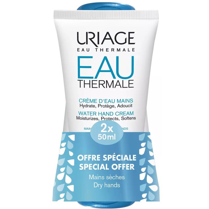 Крем для рук увлажняющий Uriage EAU Thermale 50 мл 2 шт.