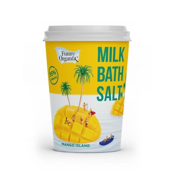 Соль молочная для ванн Funny organix mango island 500 г