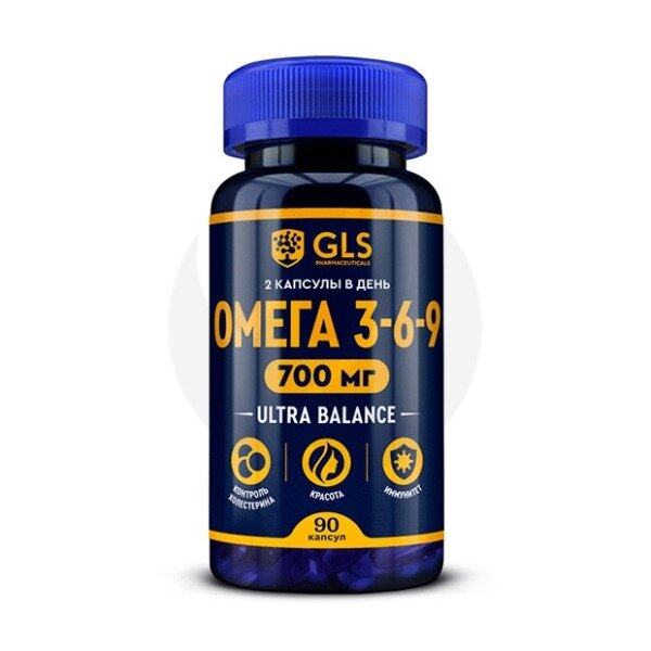 Омега-3-6-9 GLS капсулы 750 мг 90 шт.