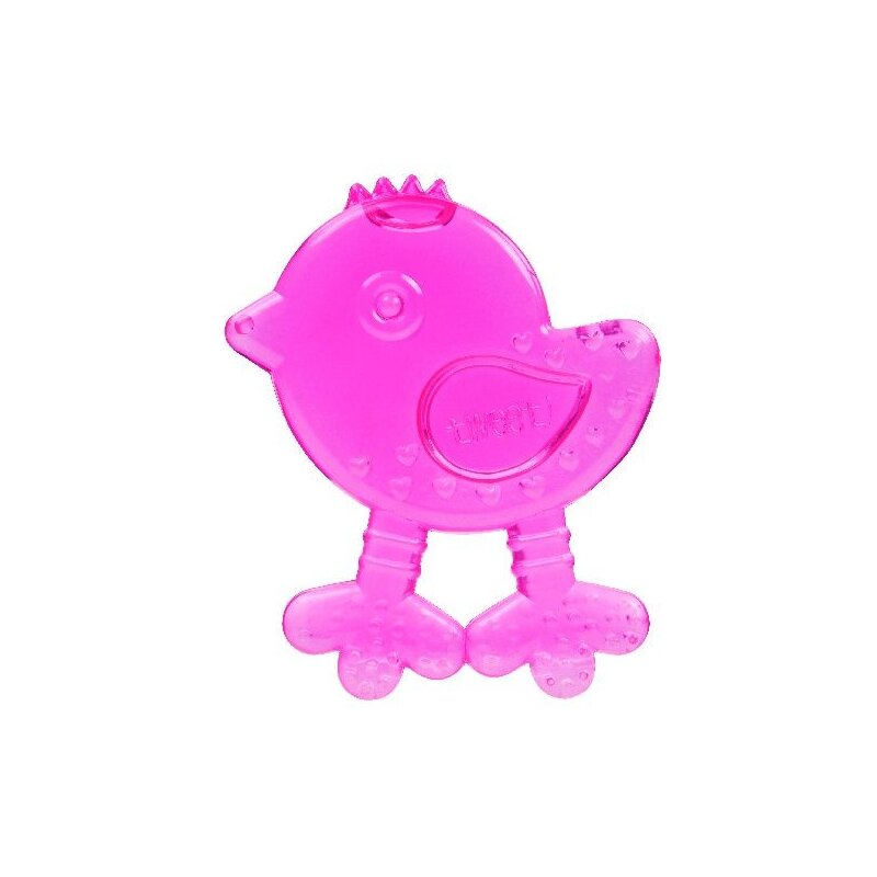 Canpol babies прорезыватель охлаждающий водный розовая птичка