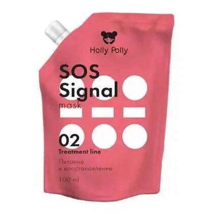 Holly polly sos-signal маска для волос экстра-питательная 100мл