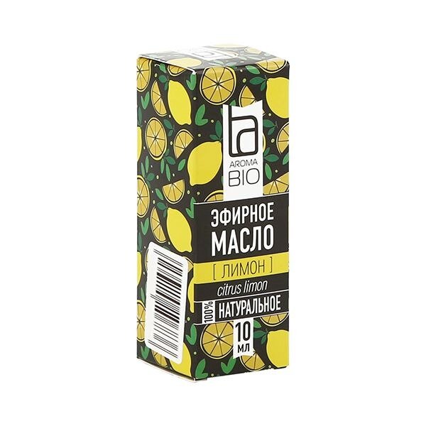 Масло эфирное AromaBio лимон 10 мл