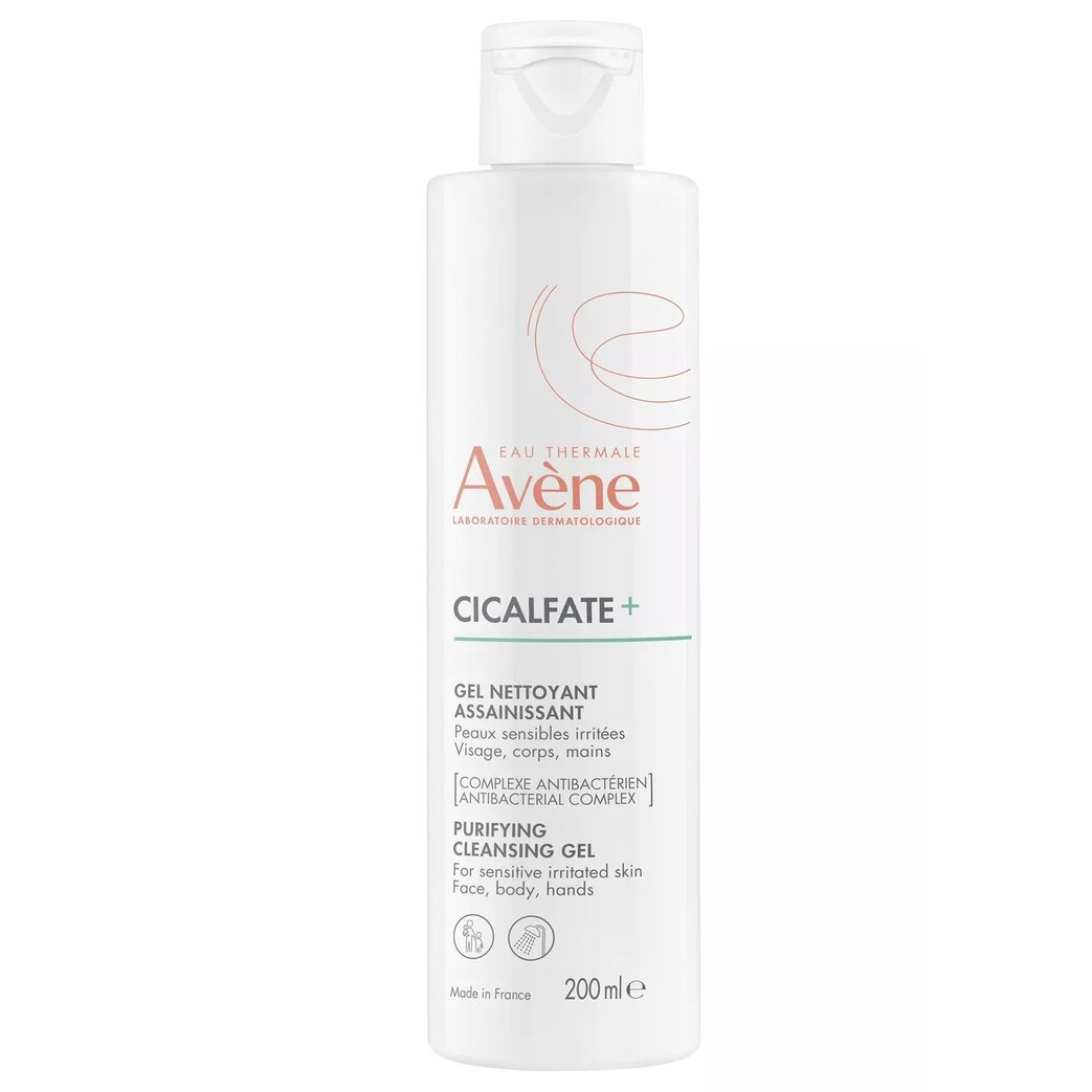 Гель для чувствительной и раздраженной кожи Avene Cicalfate+ очищающий 200 мл