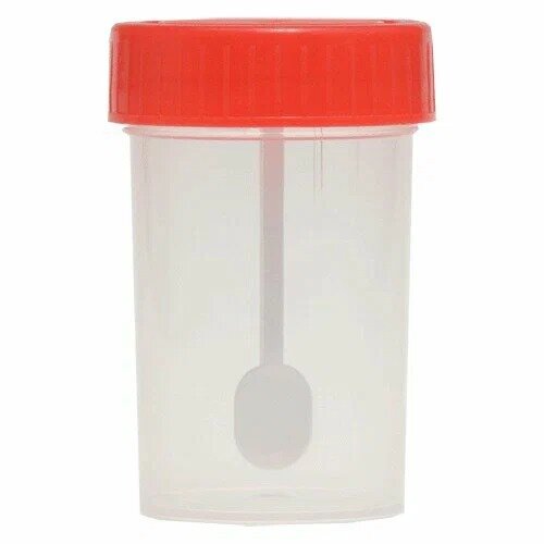 Контейнер для сбора биоматериалов стерильный с ложкой 30 мл