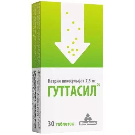 Гуттасил Пикосульфат натрия М таблетки 30 шт.