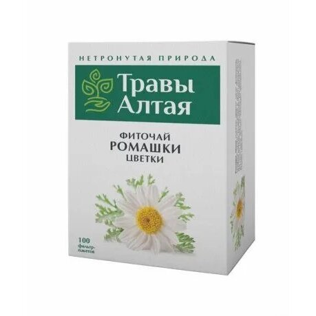 Фиточай Ромашки цветки серии Алтай фильтр-пакеты 1,5 г 100 шт.