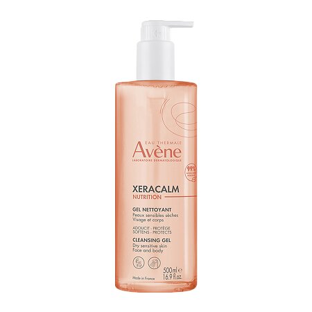 Крем-гель легкий питательный очищающий XeraCalm Nutrition Avene 500 мл