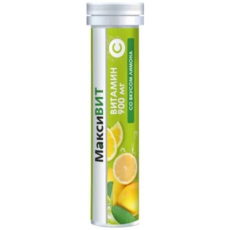 Аскорбиновая кислота Витамин С Максивит шип напиток лимон x10