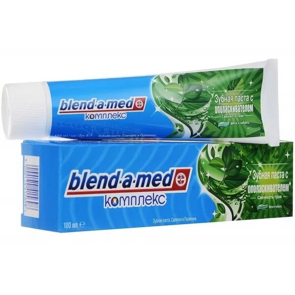 Зубная паста Blend-a-Med Комплекс с ополаскивателем Свежесть трав 100 мл