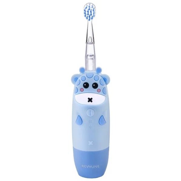 Щетка зубная электрическая для детей звуковая с питанием от аккумулятора Revyline RL025 1-5 лет цвет голубой