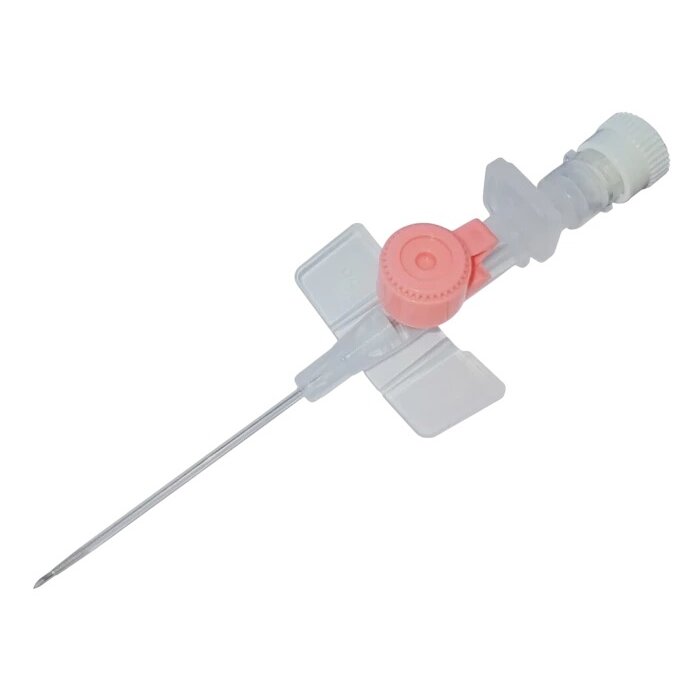 Катетер внутривенный периферический с дополнительным портом и крыльями 20G 1 шт.