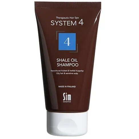 Терапевтический шампунь №4 System 4 для очень жирной и чувствительной кожи головы 75 мл