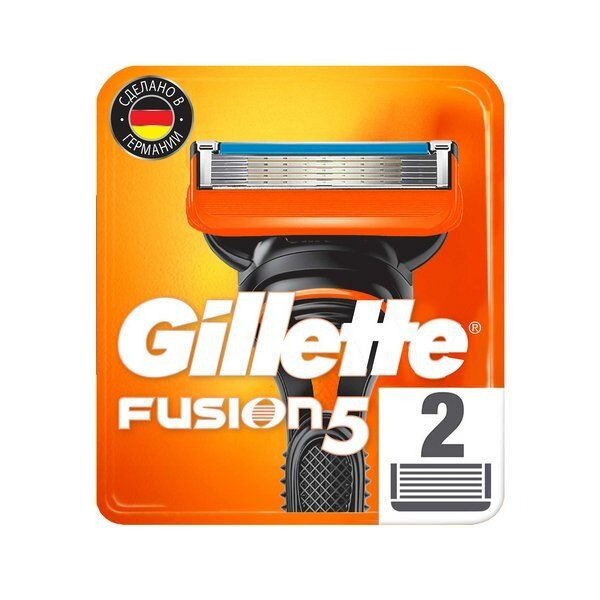 Сменные кассеты Gillette (Жиллетт) Fusion5 2 шт.