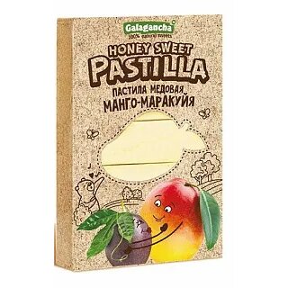Pastilla пастила медовая манго/маракуйя 95 г