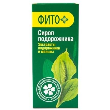 Фито+ сироп подорожника 150 мл