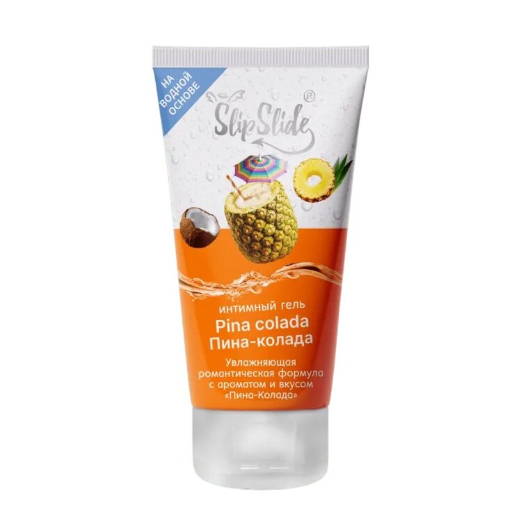 Интимный гель-смазка СлипСлайд (SlipSlide) увлажняющий романтическая формула пина-колада 50 мл