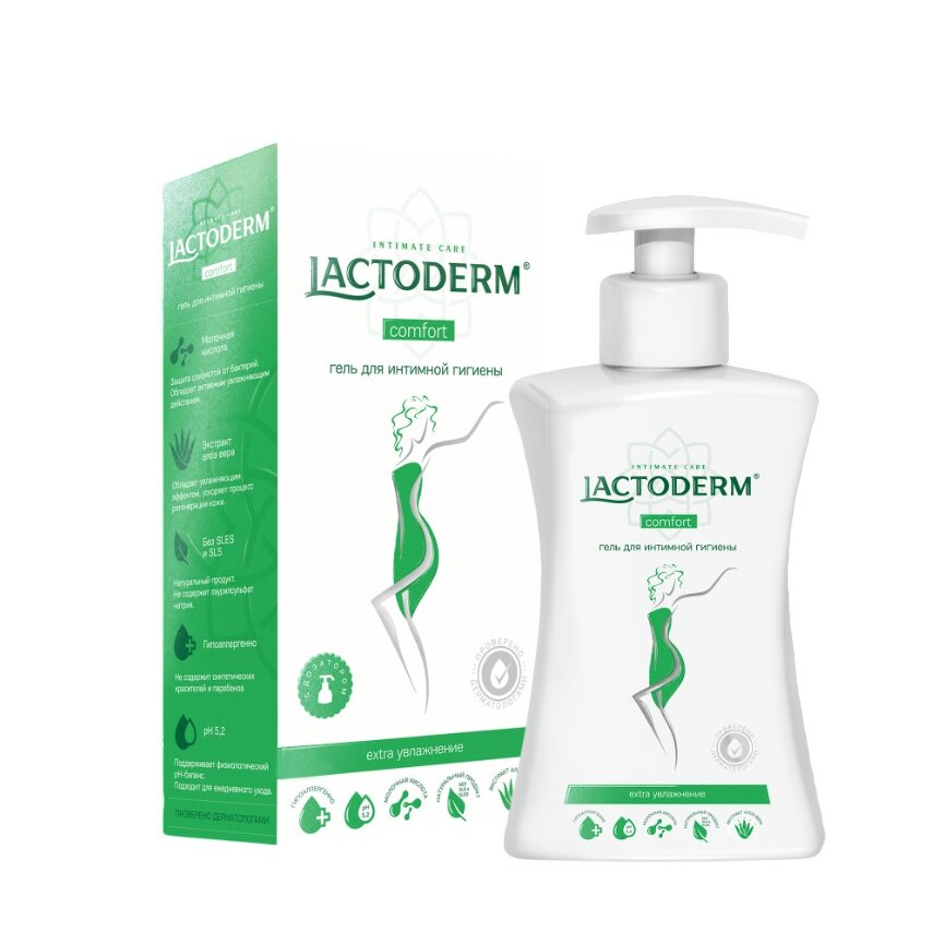Гель для интимной гигиены Lactoderm Comfort 250 мл