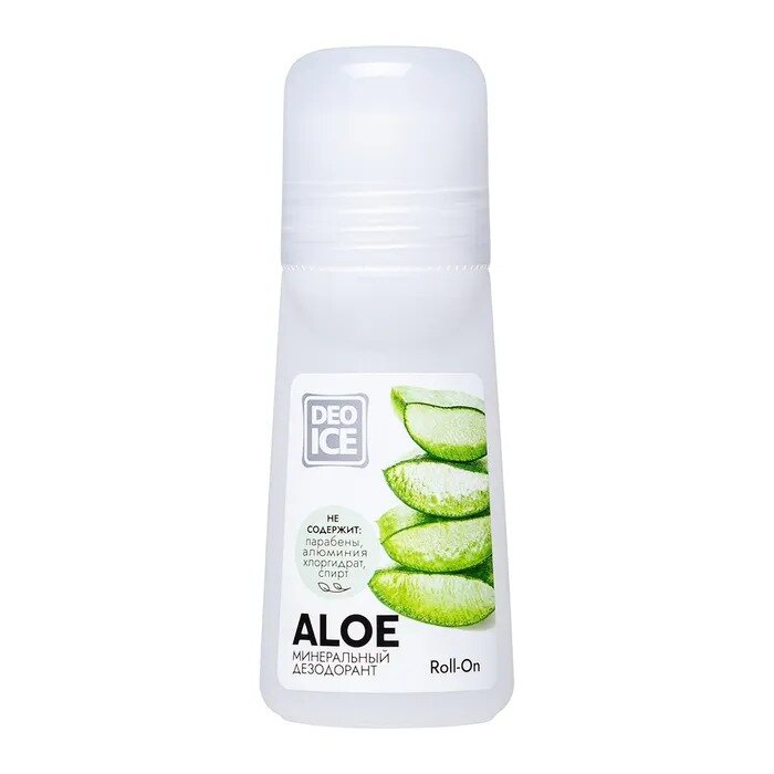 Дезодорант Deoice натуральный минеральный Roll-On Aloe 65 мл