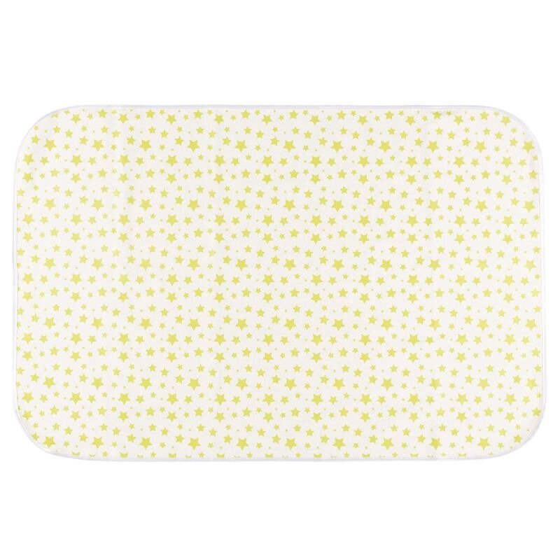Клеенка-наматрасник Рокси Кидс (Roxy-Kids) с резинками-держателями Фисташковые звезды