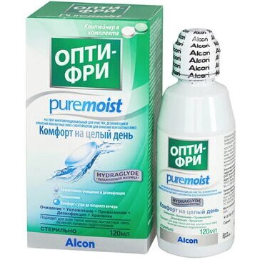 Раствор для МКЛ Опти-Фри Рure Moist 120 мл