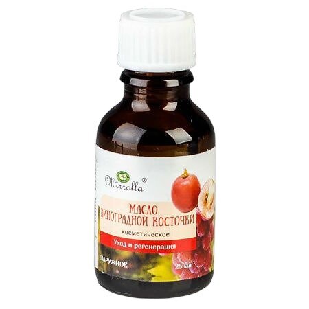 Масло косметическое Mirrolla Виноградной косточки 25 мл