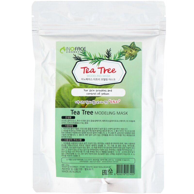 Маска альгинатная Чайное дерево Inoface Tea Tree Modeling Mask 200 г 1 шт.