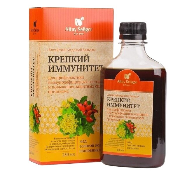Бальзам Алтай Селигор Крепкий иммунитет на меду 250 мл