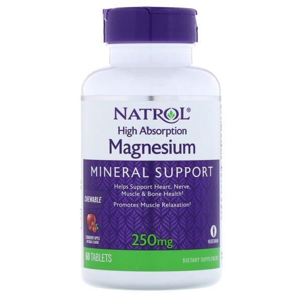 Natrol магнезиум таблетки жевательные 60 шт.
