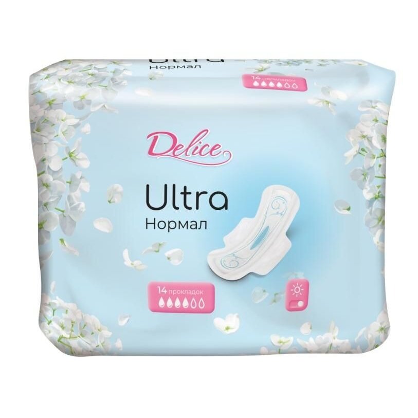 Прокладки Delice ультра нормал драй 14 шт.