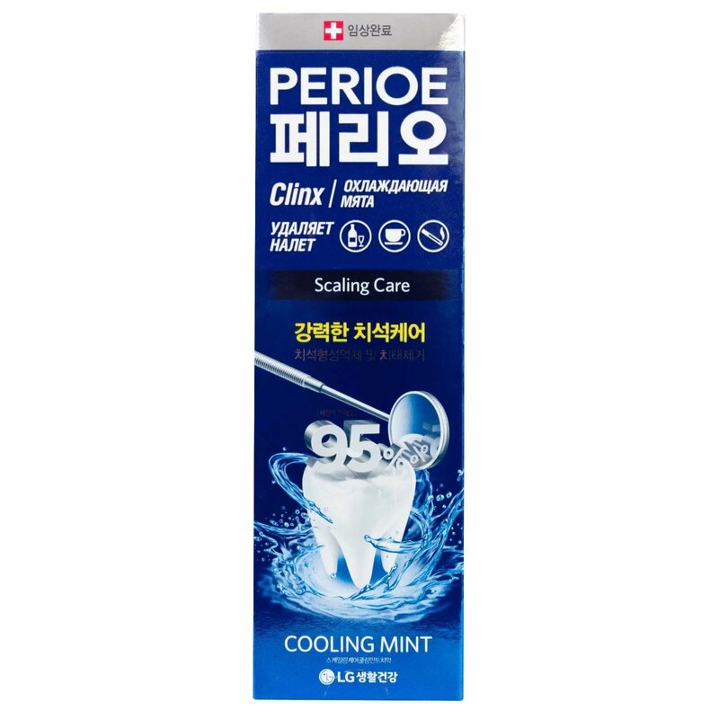 Perioe clinx colling mint паста зубная против образования зубного камня 100г