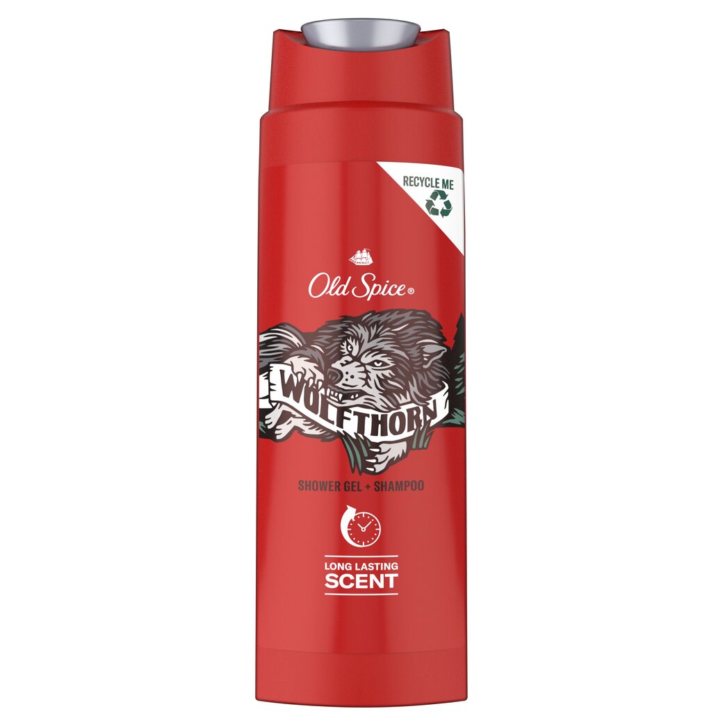 Гель для душа и шампунь 2в1 Old Spice Wolfthorn 400 мл