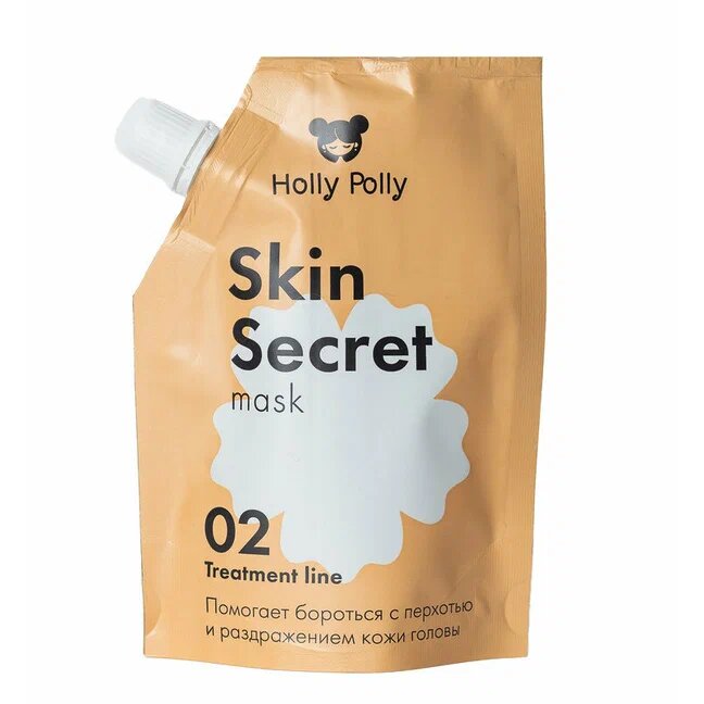 Holly polly skin secret маска для кожи головы успокаивающая 100мл