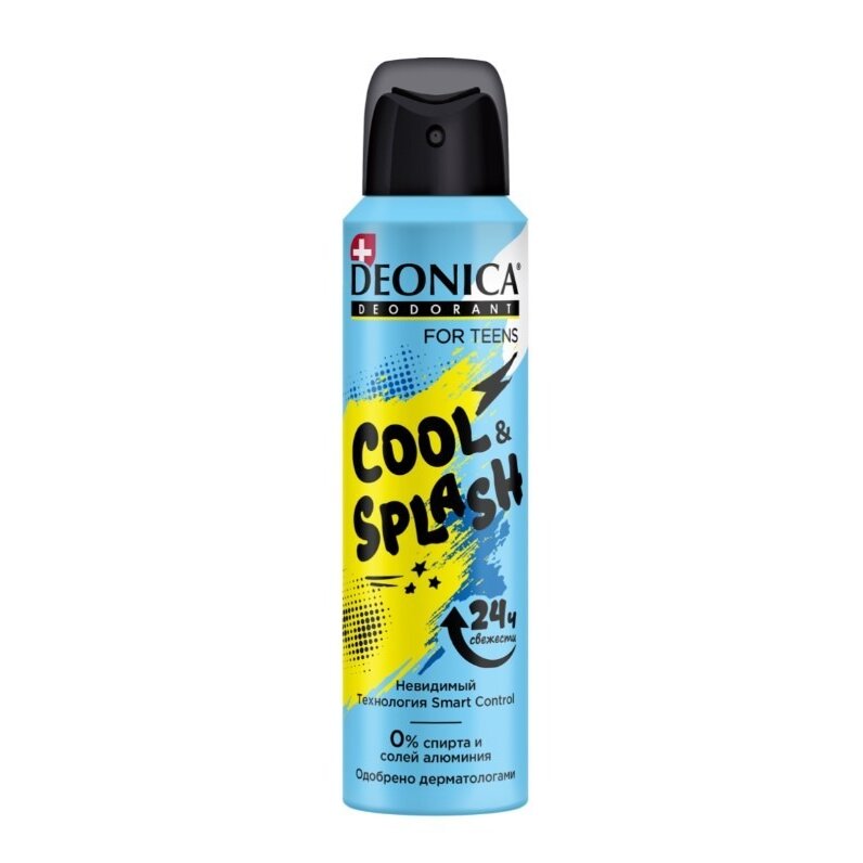 Дезодорант-спрей Deonica for Teens Cool&Splash 150 мл.
