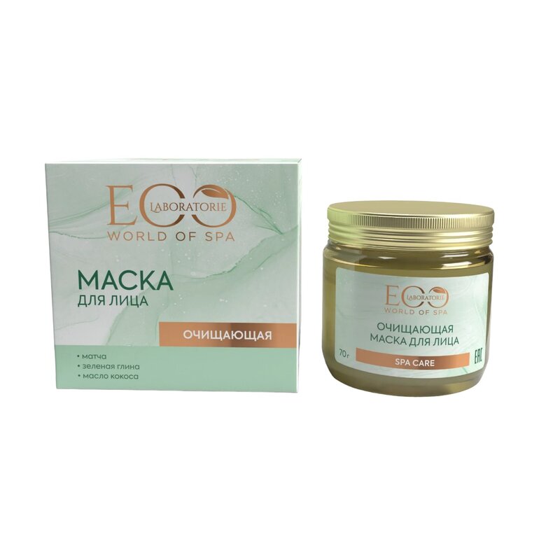 Маска для лица Eco Laboratorie SPA Care Очищающая 70 г