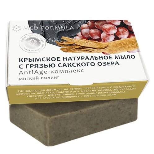 Мыло Крымское Anti-age-комплекс грязь Сакского озера 50 г