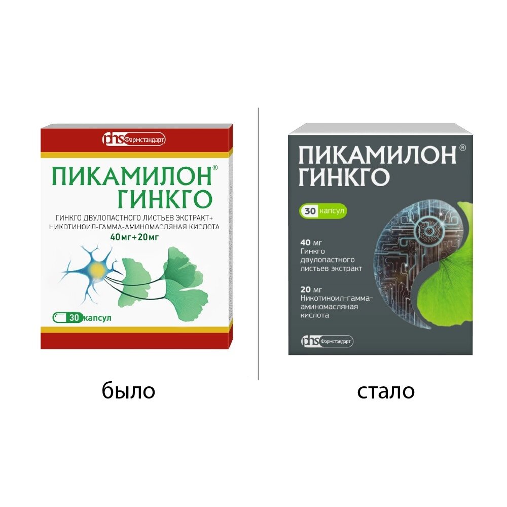 Пикамилон Гинкго капсулы 40 мг+20 мг 30 шт.