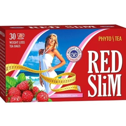 Чай Red slim Земляничный 2 г фильтр-пакеты 30 шт.