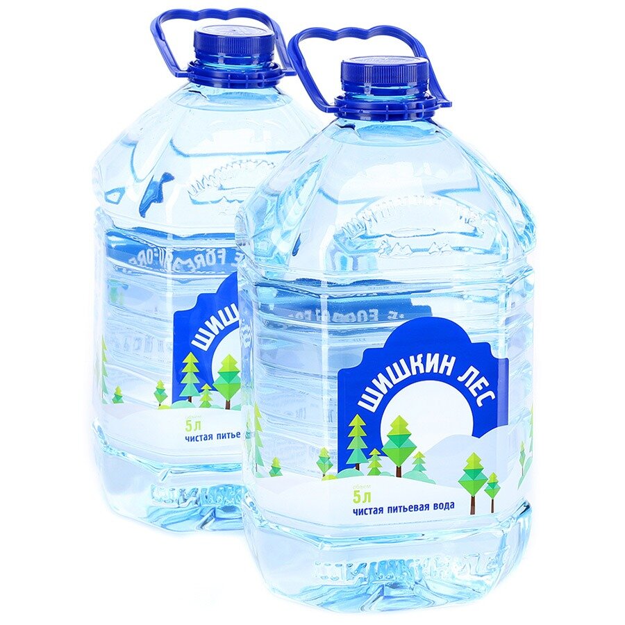Вода питьевая Шишкин Лес негазированная 5 л 2 шт.