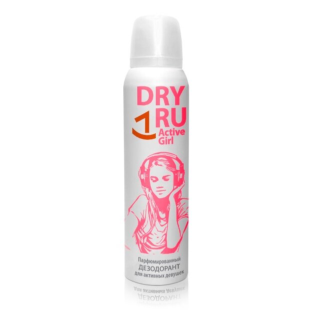 Дезодорант для девочек подростков Драй ру (Dry Ru) Active Girl 12+ 125 мл