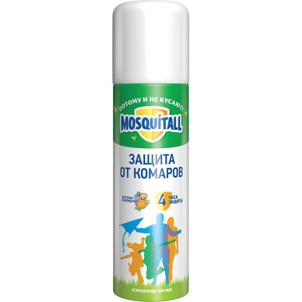 Аэрозоль от комаров Mosquita Защита для взрослых 150 мл